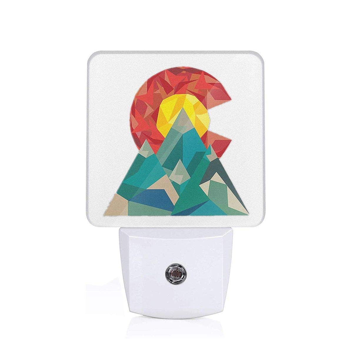 Shepinqee Nutmix Colorado Geo Maternal and Child's Room LED Night Lights