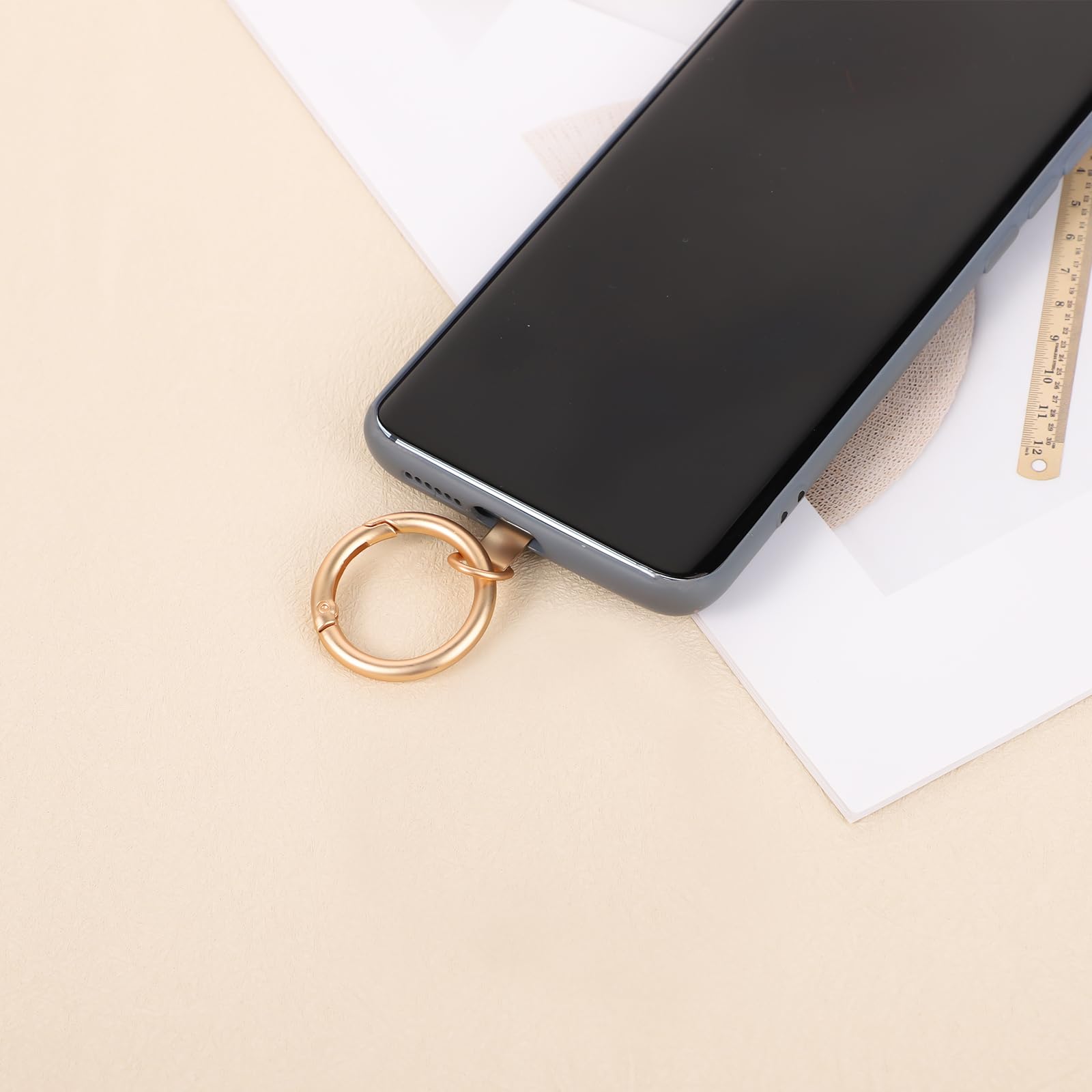LEEQBCR 3 PCS Toppa Per Cordino Telefono Con Anello A Molla In Metallo