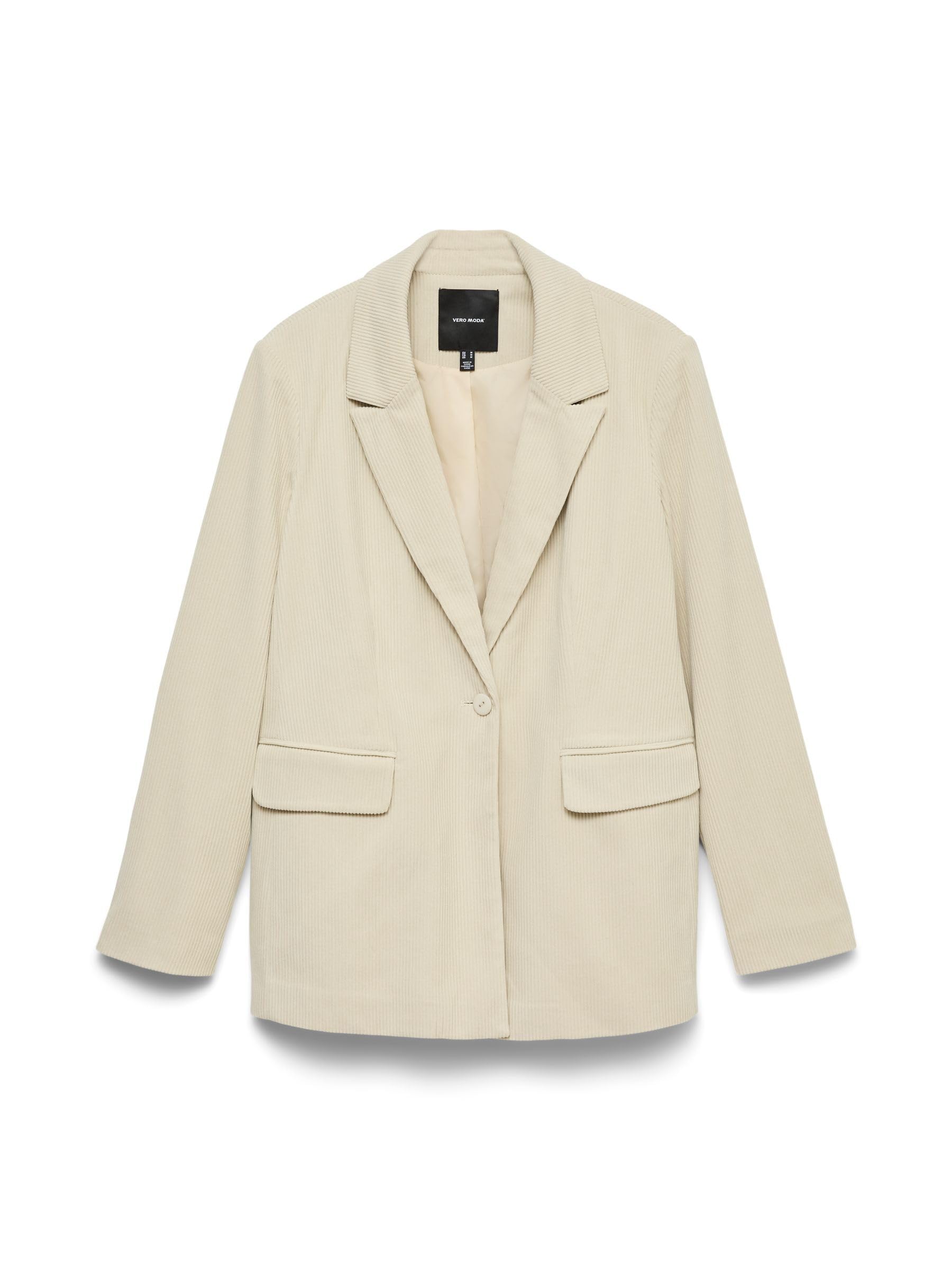 VERO Moda Damen Vmnora Ls Loose Corduroy Blazer Vmnora Ls Loose Corduroy Blazer (1er Pack)