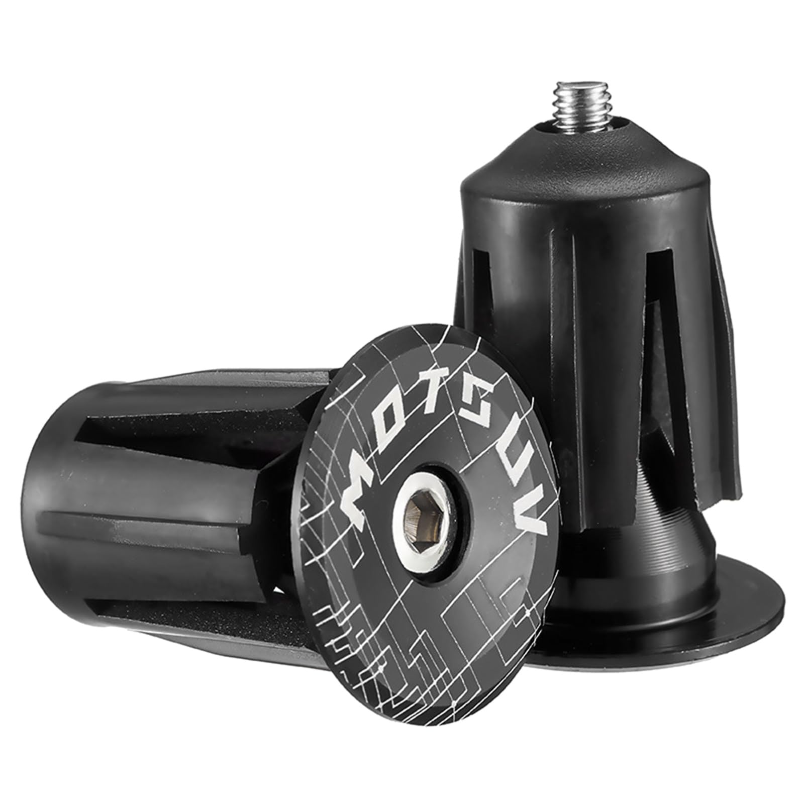 XuQiZZpp 1 Pair Bicycles Handlebars End Plug Caps Bicycles Handlebars Grip End Caps for Most Mountain Bicycles Road Bicycles