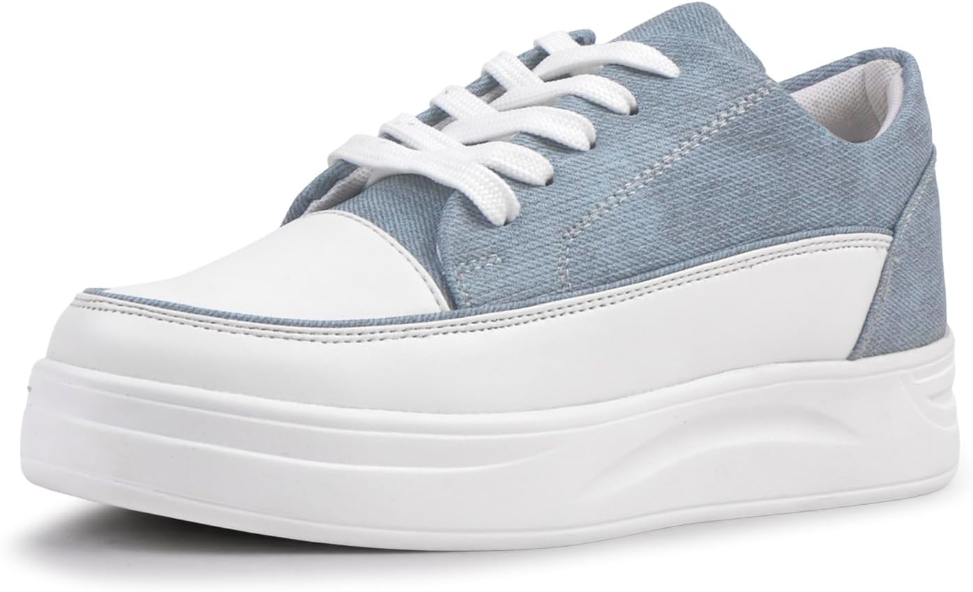 Women Casual Stylish Sneakers I Cushioned Insole I All Day Comfortable I Lightweight and Stylish Shoes for Girls CNV7018