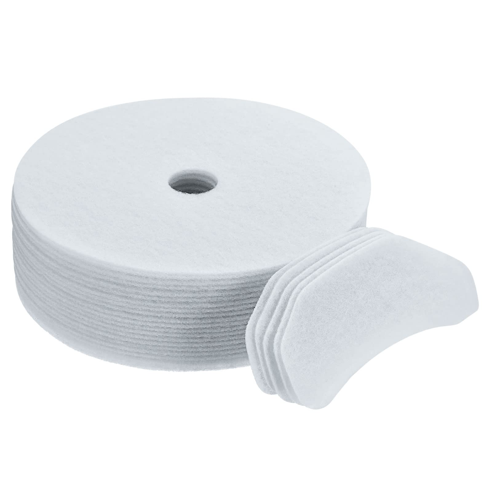 sourcing map 20 Piezas 5 Piezas Universal Tela Secador Escape Filtro Blanco