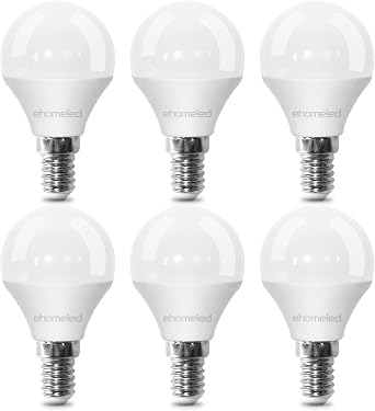 E14 LED Light Bulb, 5W 40W Equivalent G45 Golf Ball Bulb Warm White 3000K [Energy Class F]