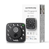 Bolt Fingerprint Smart Lock with Matter Over Thread, Works with Apple Home, Alexa, Google, SmartThings, Auto Lock Deadbolt, App Control, BHMA Certified, Easy Install, 1Year Battery