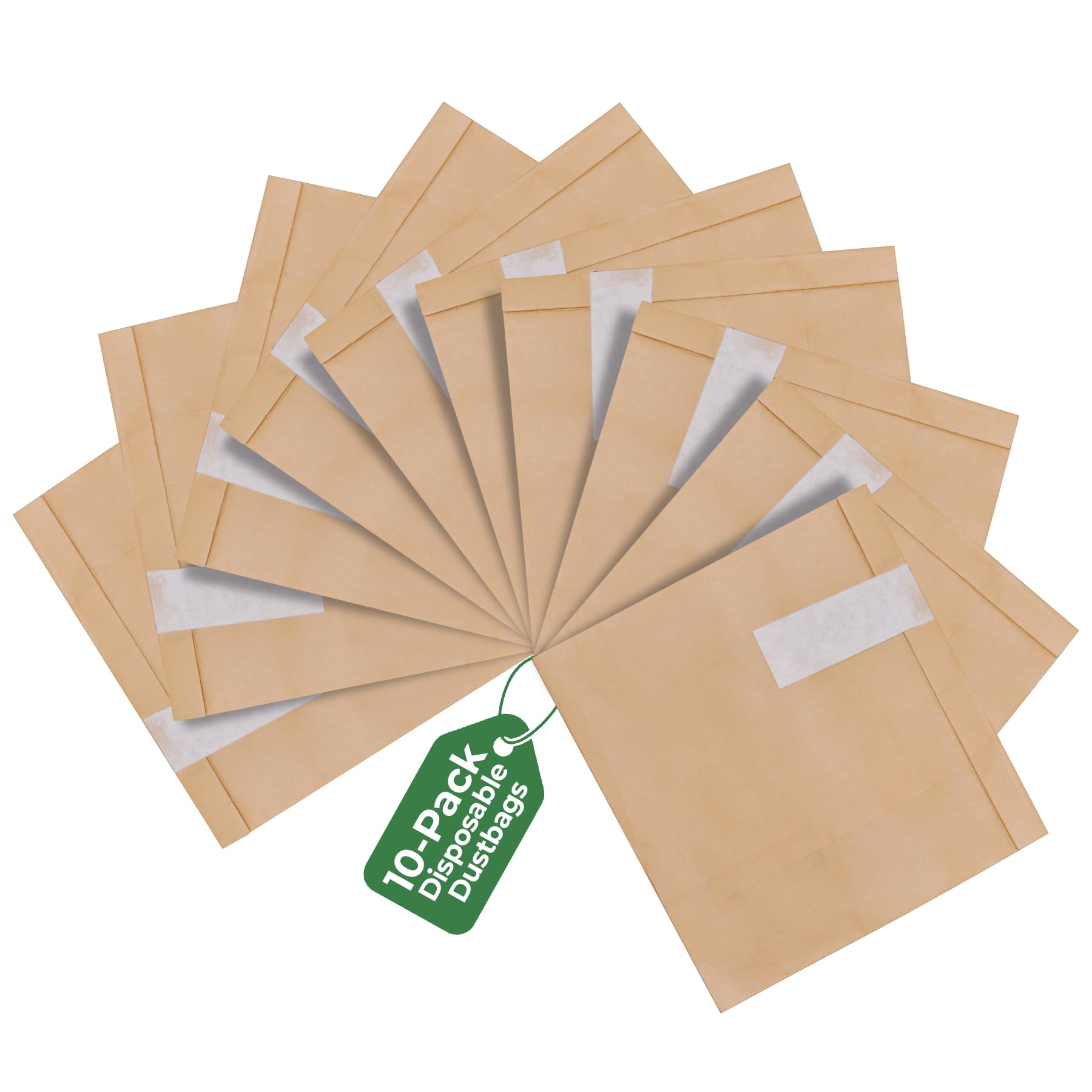 10-Pack Disposable Dustbags for Touchless Vacuum Automatic Dustpan