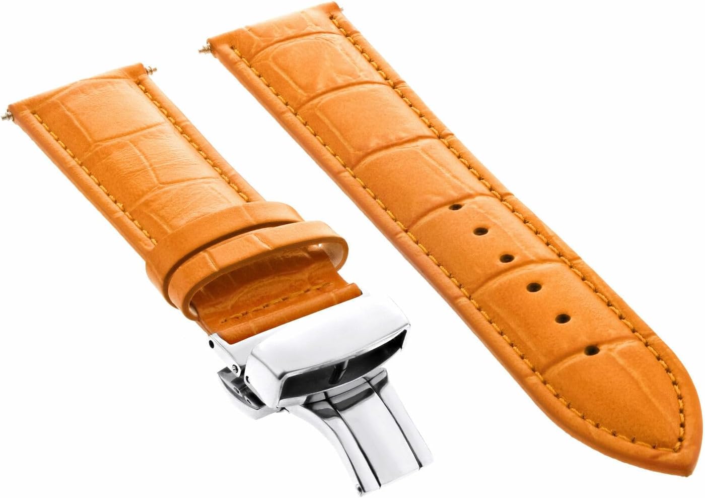 Ewatchparts 2 Replacement 16,18,20,22,24,26,28,30mm Tube & Screw Pin Compatible With Men's Watch Band