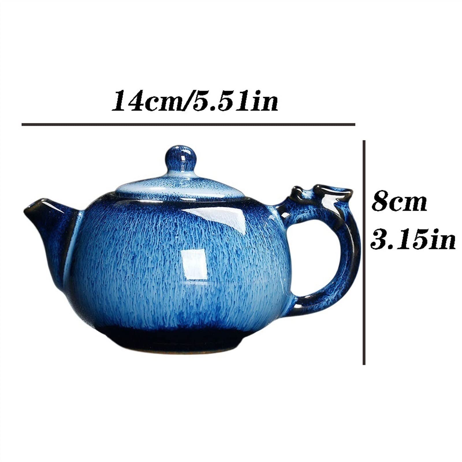 Teiera Bollitore da tè 250ML Teiera delicata Piccolo set da tè in ceramica Macchina da tè durevole Set da tè premium Collezione regalo Bollitore/Teiere/Teiera Present
