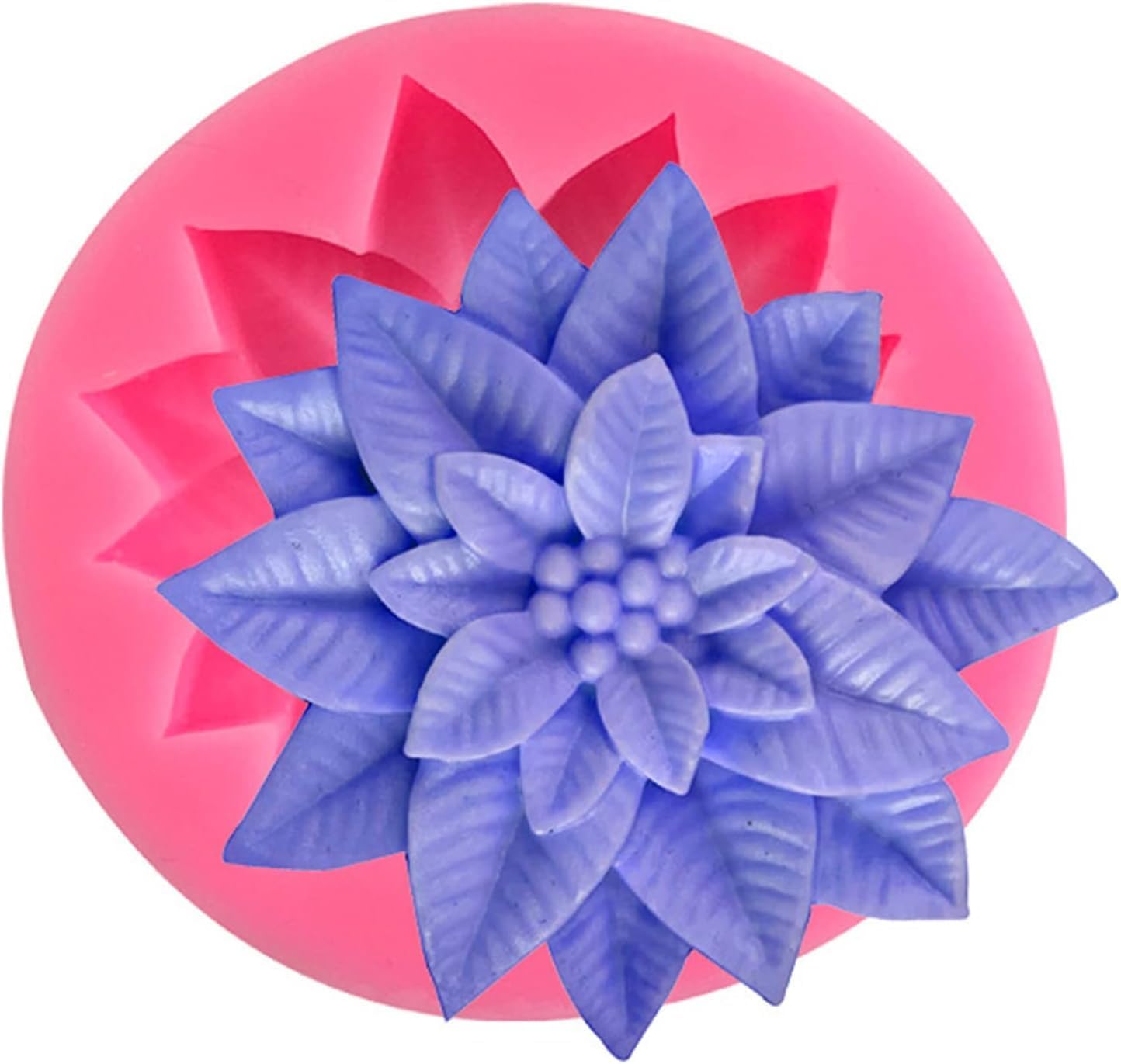 Holly Leaf Mold Silicone for Candle Making Molds Christmas Flower Shape Moulds Cake Chocolate Resin Art Crafts Leaves Topping Clay Cupcake Mould (ASM165-37)-picture-46