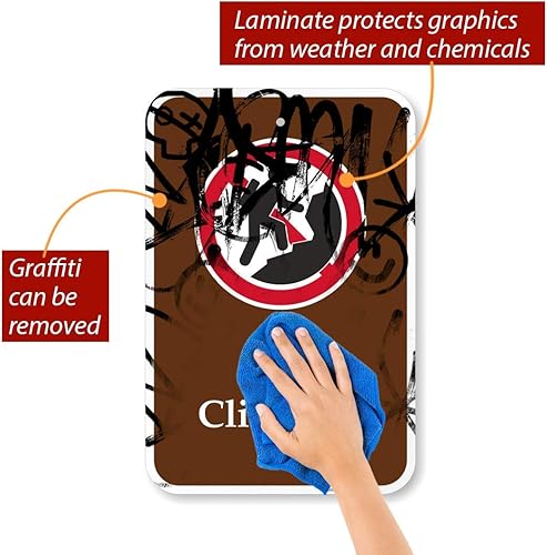 Miniatura 2 de Letrero de campamento "No Climbing" de SmartSign | Aluminio de 12 x 18 pulgadas