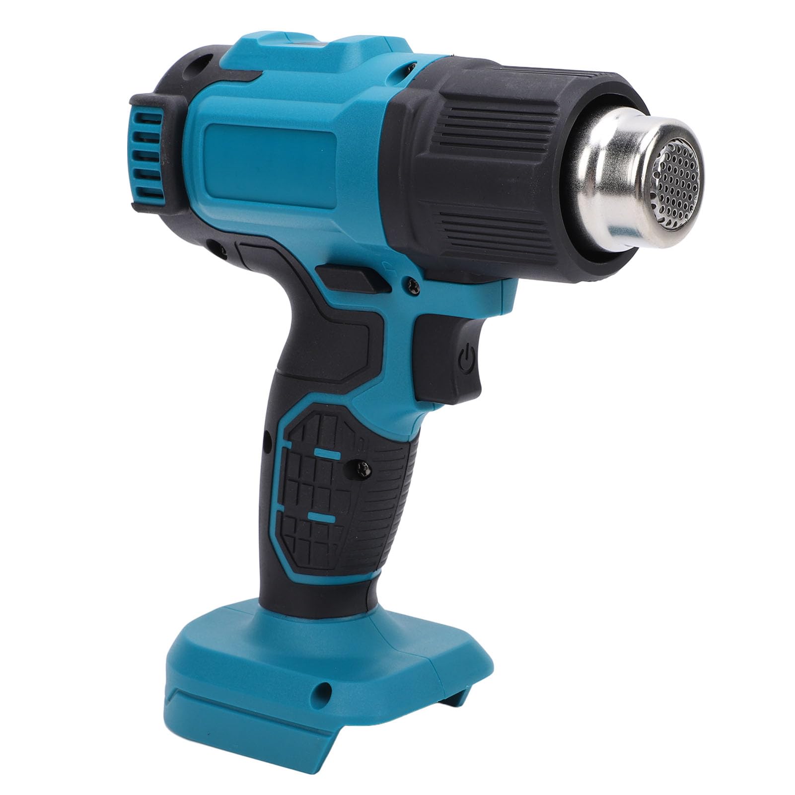 Hot Air Gun Battery Powered, Cordless Heat Gun Blower High Power Portable Heat Gun with LCD Screen Display Electric Hot Air Gun for Fine Soldering, Shrink Wrapping, Paint Stripping