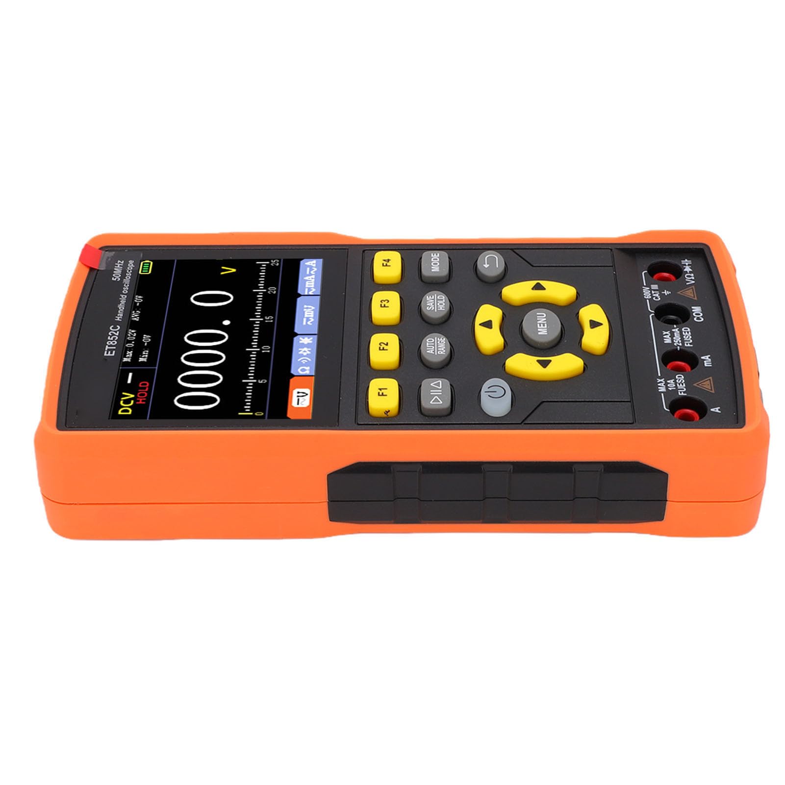 LiebeWH Osciloscopio Digital Portátil de 50 MHz con Generador de Señal