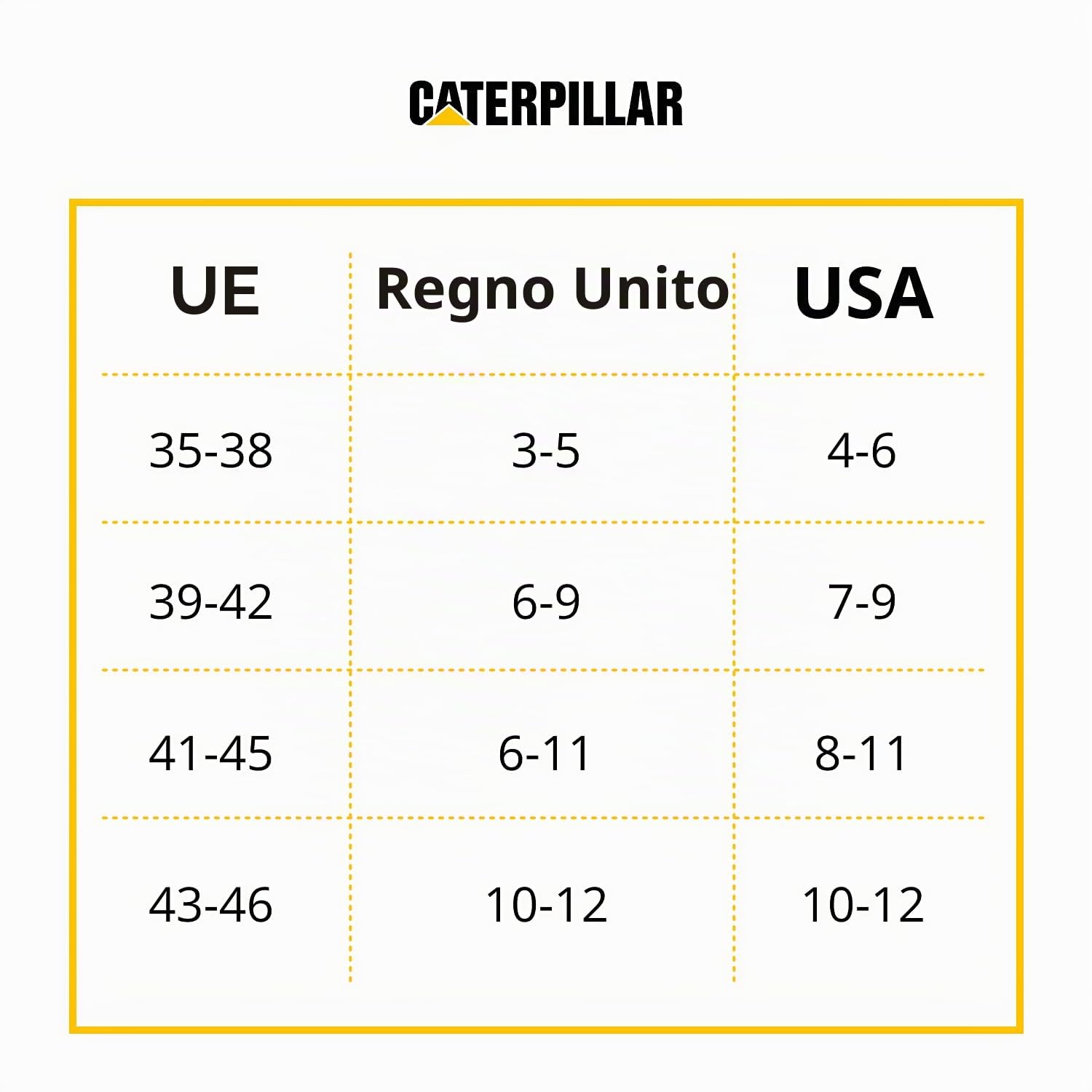 CAT Caterpillar 4 Paia Calze Lunghe da Lavoro Uomo per Scarpe Antinfortunistica - Rinforzate su Tallone e Punta - Filati di Ottima Qualità Spugna di Cotone