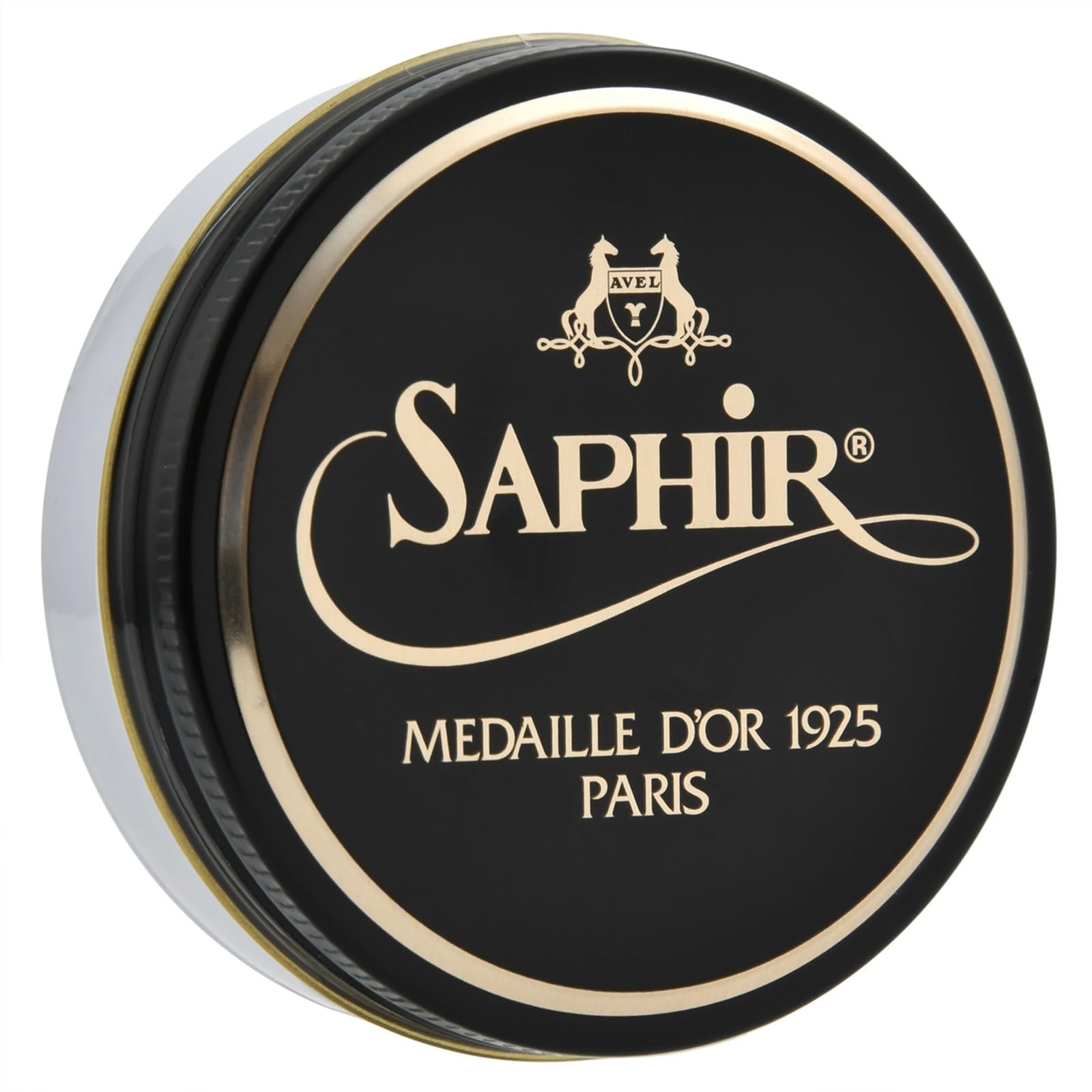 [Saphir] [サフィール] 鏡面磨き 最高級 ワックス ビーズワックス ポリッシュ カルナバワックス ハイシャイン 高級 つや出し 靴墨 シューズワックス 鏡面仕上げ 靴磨き 革靴 光沢