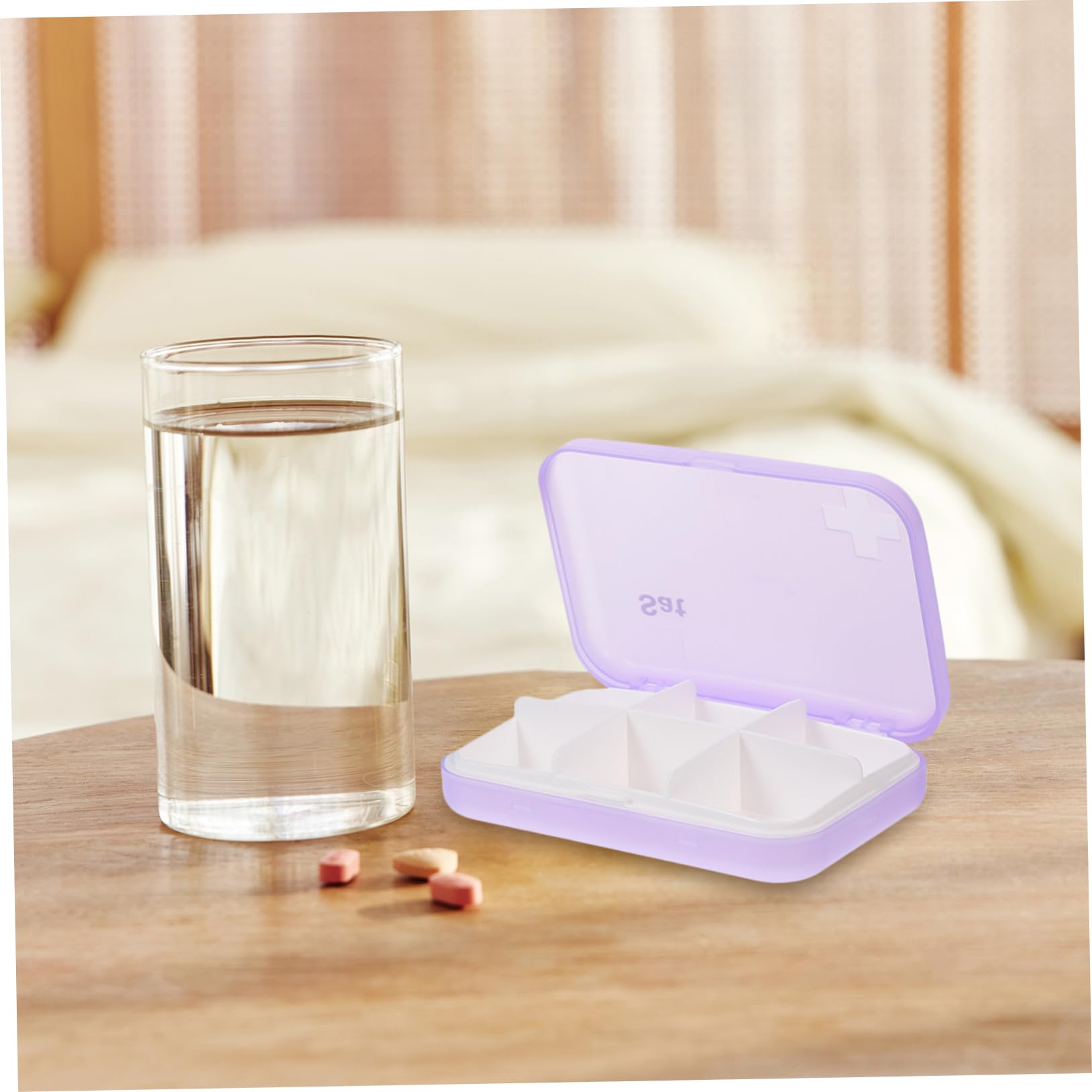 Lot De 2 Boîtes À Pilules Portables Pour De Voyage Distributeur De Pilules Organisateur Mignon 7 Jours Et Organisateur Hebdomadaire Rond Conteneur De Jour Support