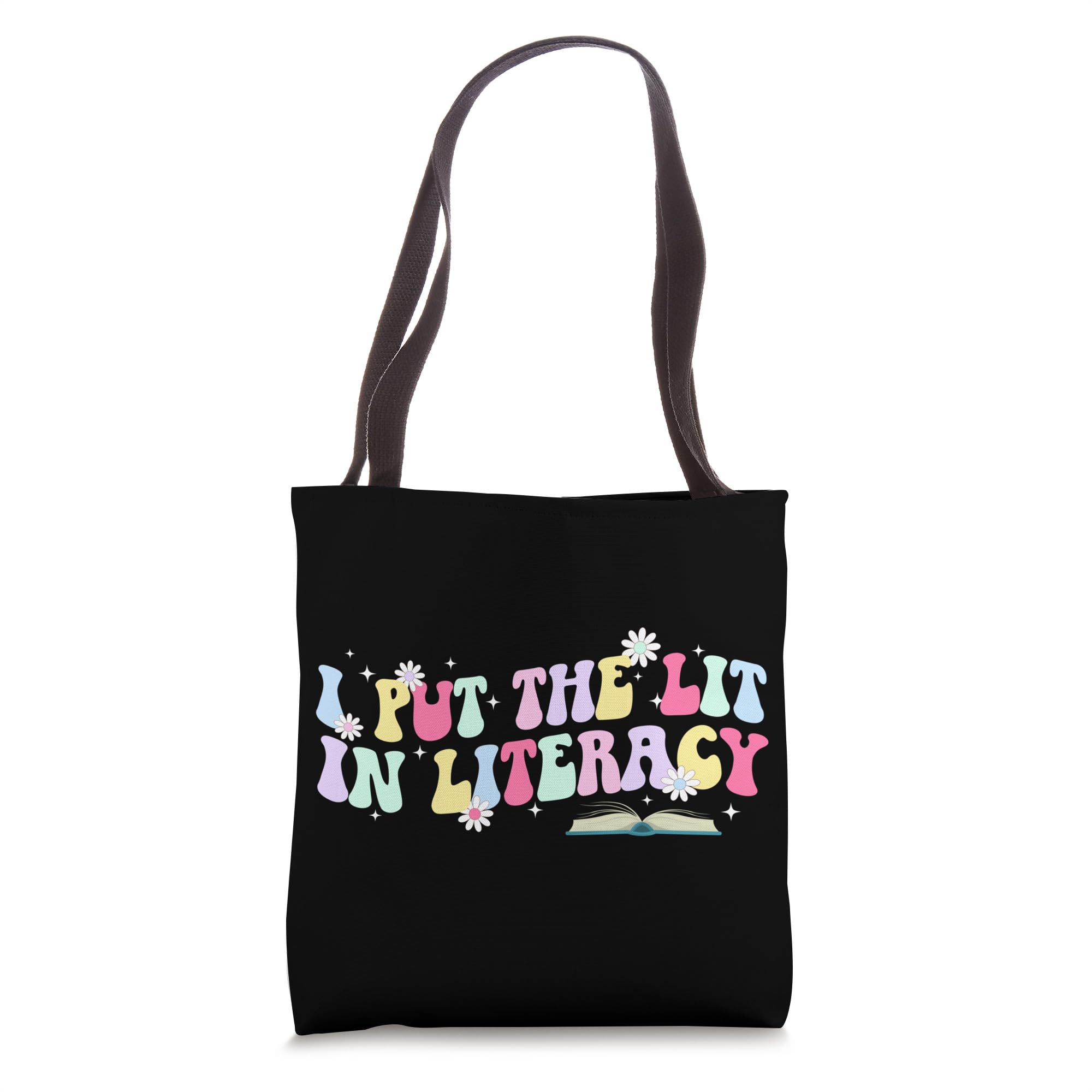I Put The Lit In Literacy Coach Literacy Teacher Tote Bag 16 inches
