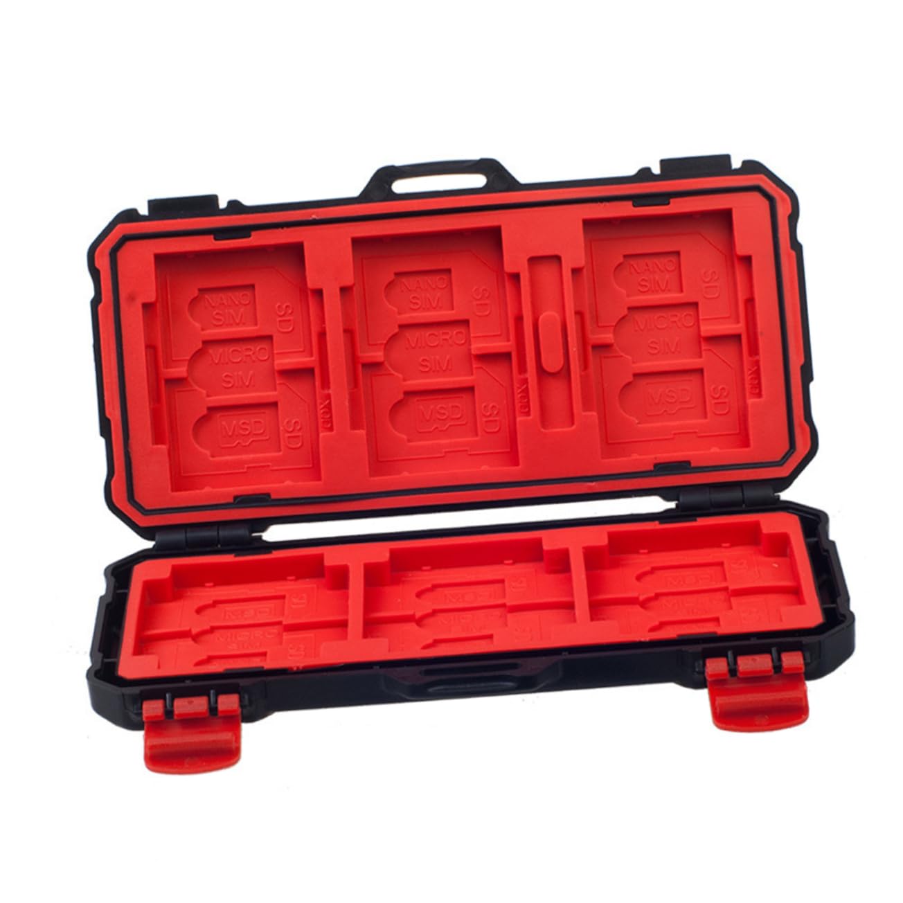 VILLCASE 1Pc Storage Case Portable Flash Cards Organizer Cf Cards Holder with Ergonomic Locking System Simple Design for Easy Use Durable for Personal Professional Storage