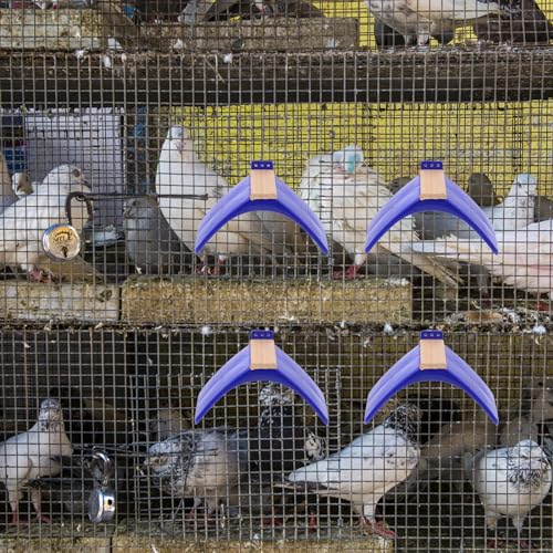 Image of Mipcase Pigeon Rest Frame 12-Pack Solid Wood Plastic Bird Perches Bird Dwelling Stand for Cage Accessories Home Use Pigeon Supplies for Resting and Playing
