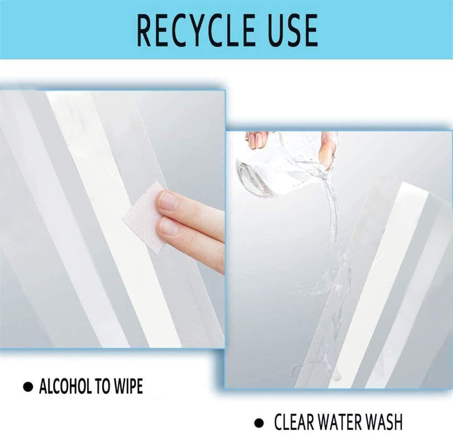30PC Fashionable, Safe Face Shields for Everyday Use