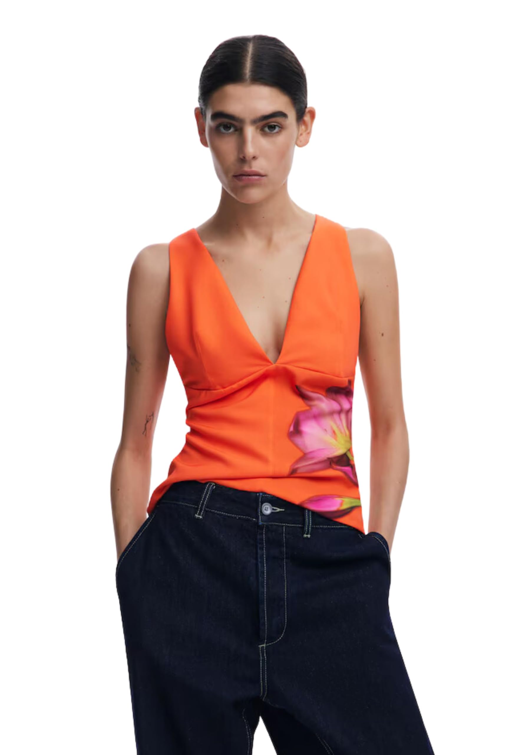 Desigual BLUS_FOBOS, 7002 ORANGE, M