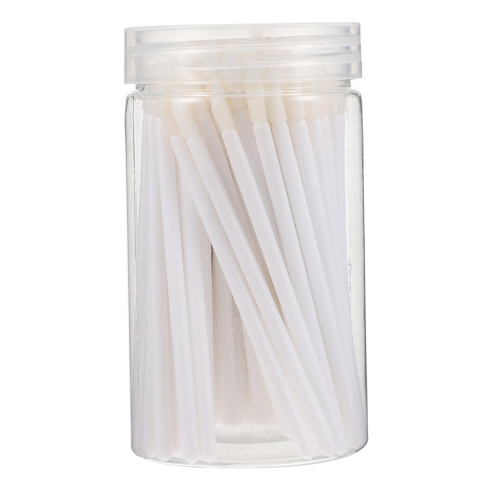 minkissy Disposable Lipstick Brush Applicators 100pcs Plastic Lip Brush Set for Makeup Beauty Tools