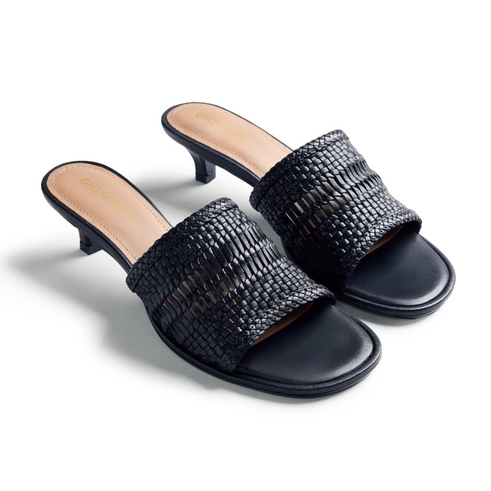 BALKAN - Sandalias Mules de Piel Trenzada y Anudada a Mano…