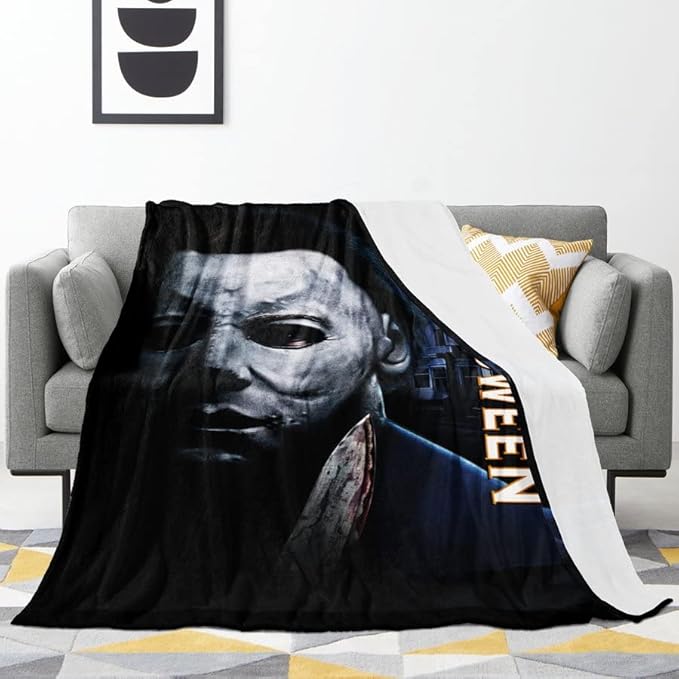 Sharkiss Halloween Horror Movie Blanket Michael Myers