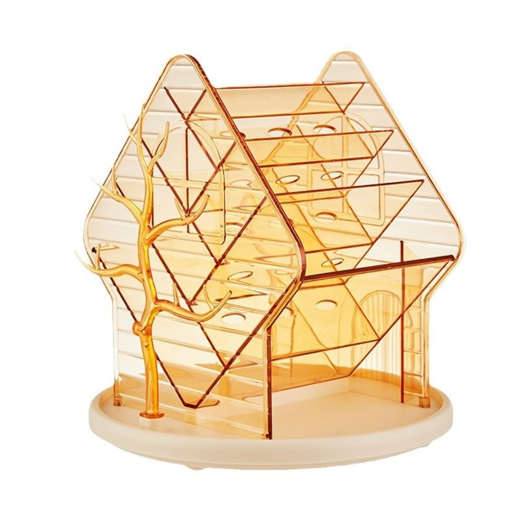 Boîte de rangement pivotante à 360 degrés pour cosmétiques, bijoux, pinceaux de maquillage et rouges à lèvres