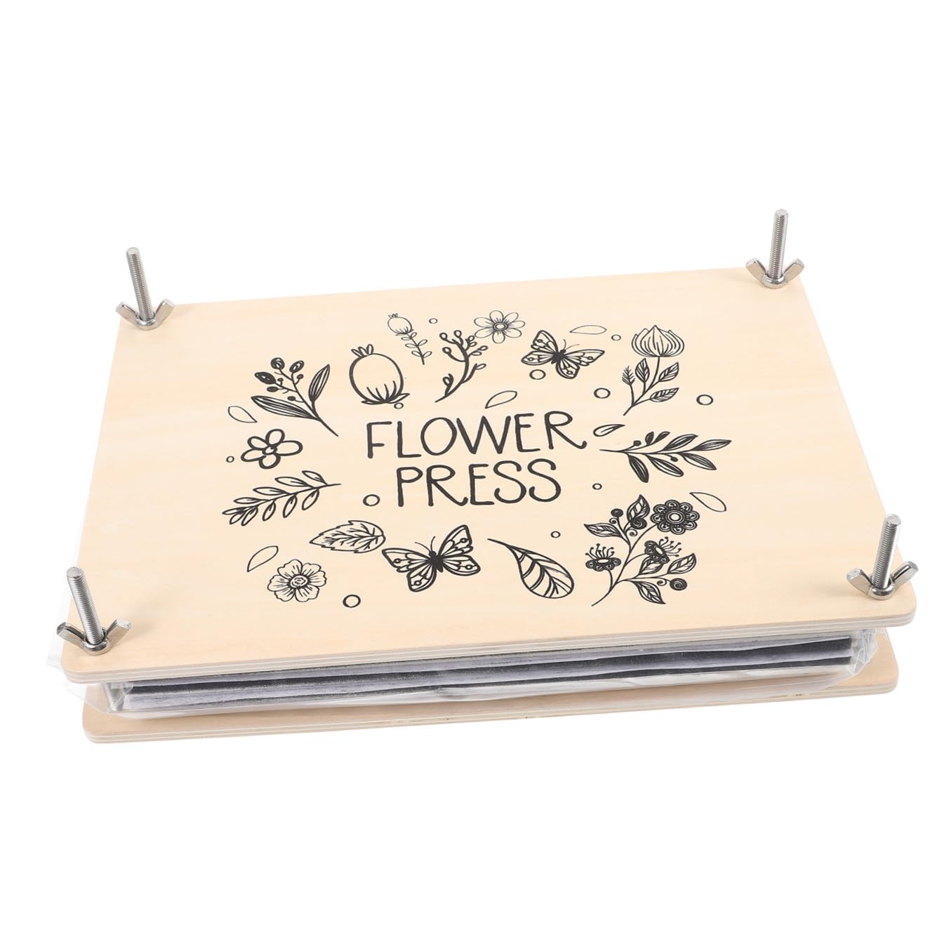 LABRIMP Blumenpressset mit Zubehör für Pflanzen Blumenpresse-set für DIY Presswerkzeug für Blumen Blättern und Früchte Inklusive Trocknungsgerät für Gepresste Trockenblumen