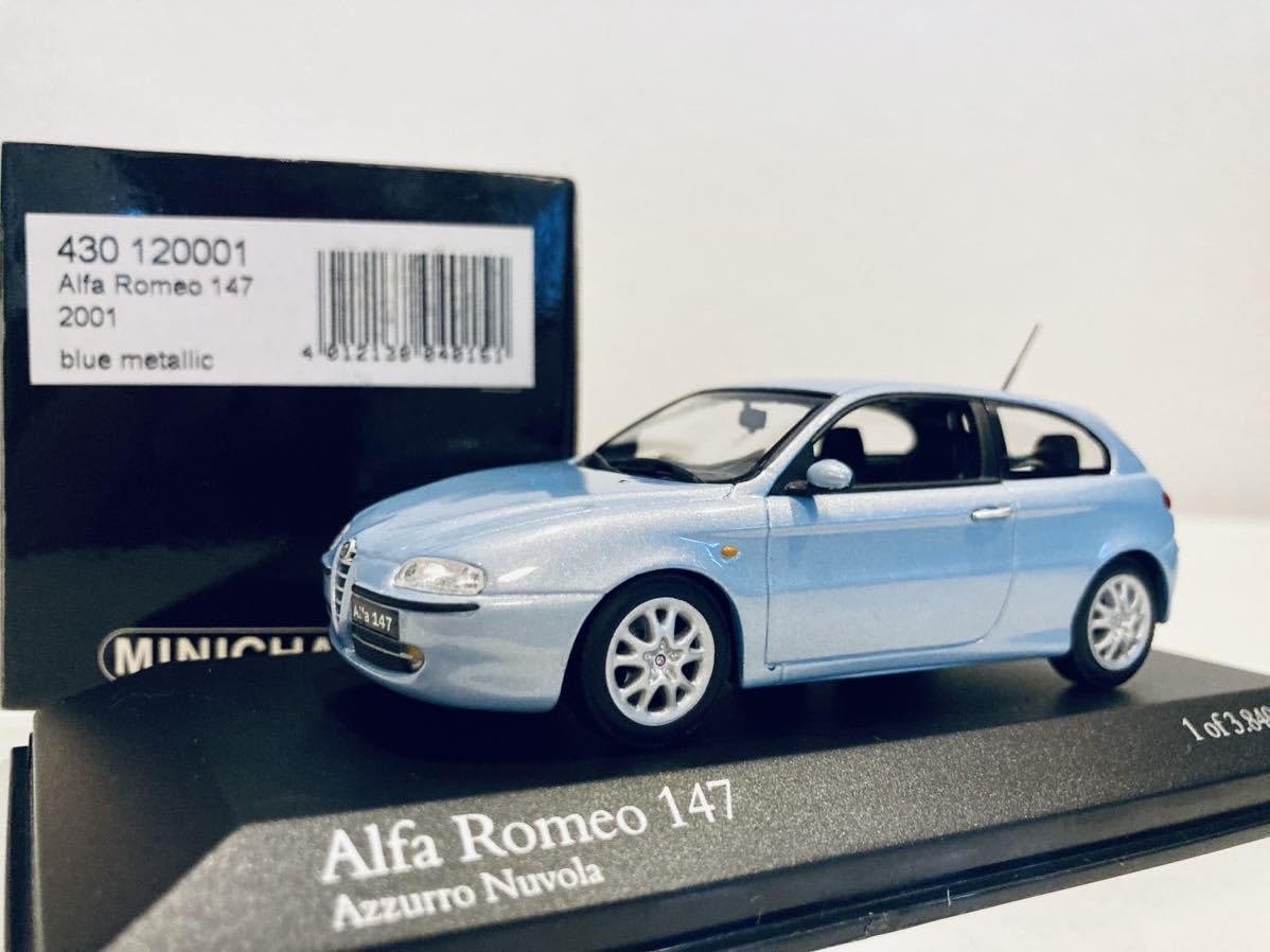 Amazon.co.jp: 1/43 Minichamps Alfa Romeo 147 2001 Blue : おもちゃ