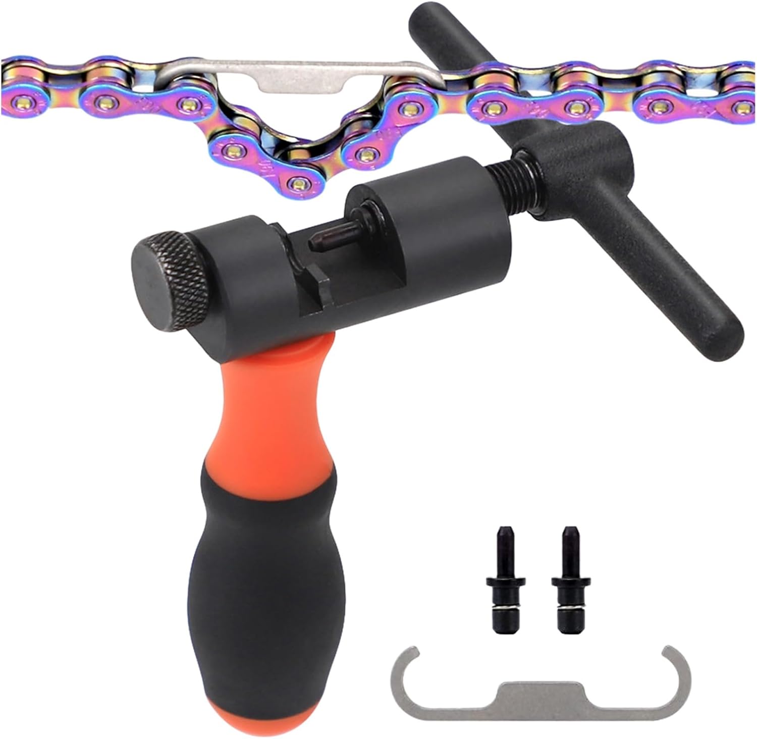 Bike Chain Breaker Tool Set, Bike Breaker Main Chain Pliers Chain Checker Wear Indicator for 1-12 Speed Road MTB Bikes