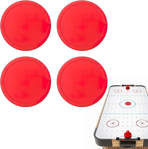 Discos de hockey de aire para niños, mini discos de hockey de aire de mesa de hockey de 1.976 pulgadas, piezas de repuesto de hockey de aire