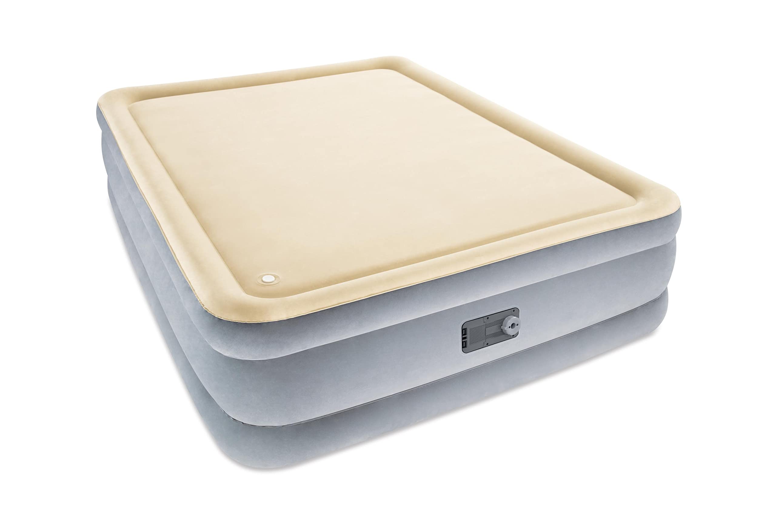 Bestway 67486-3 Materasso gonfiabile matrimoniale Foam Top da 2.03 m x 1.52 m x 46 cm con pompa integrata