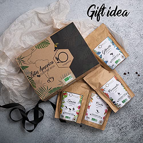 Organic Coffee beans | Arabica Whole Beans 4x250g | Hand-roasted | Coffee Gift Idea - Image 6