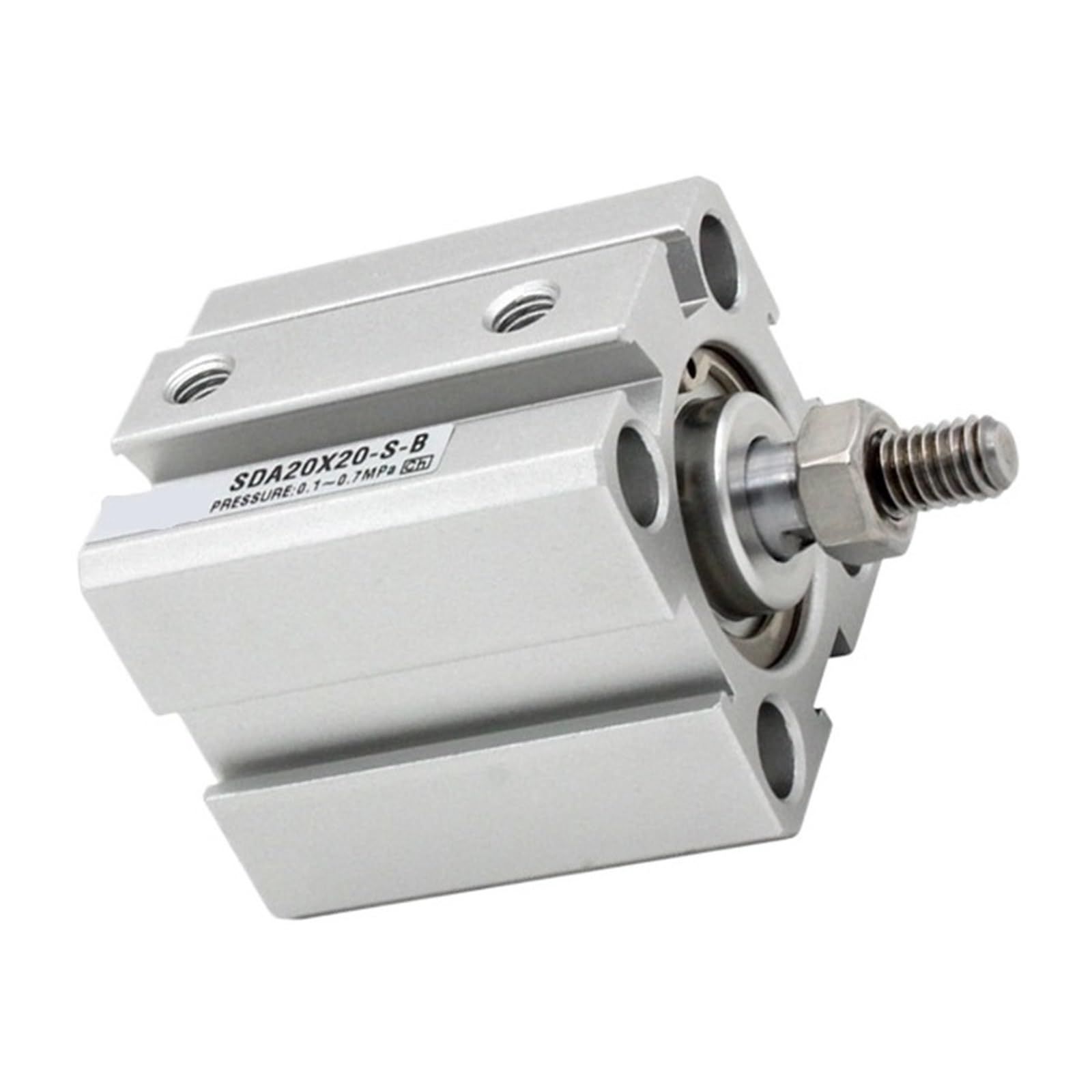 Vérin pneumatique SDA32 compact pour l'automatisation de lignes de tri industriel