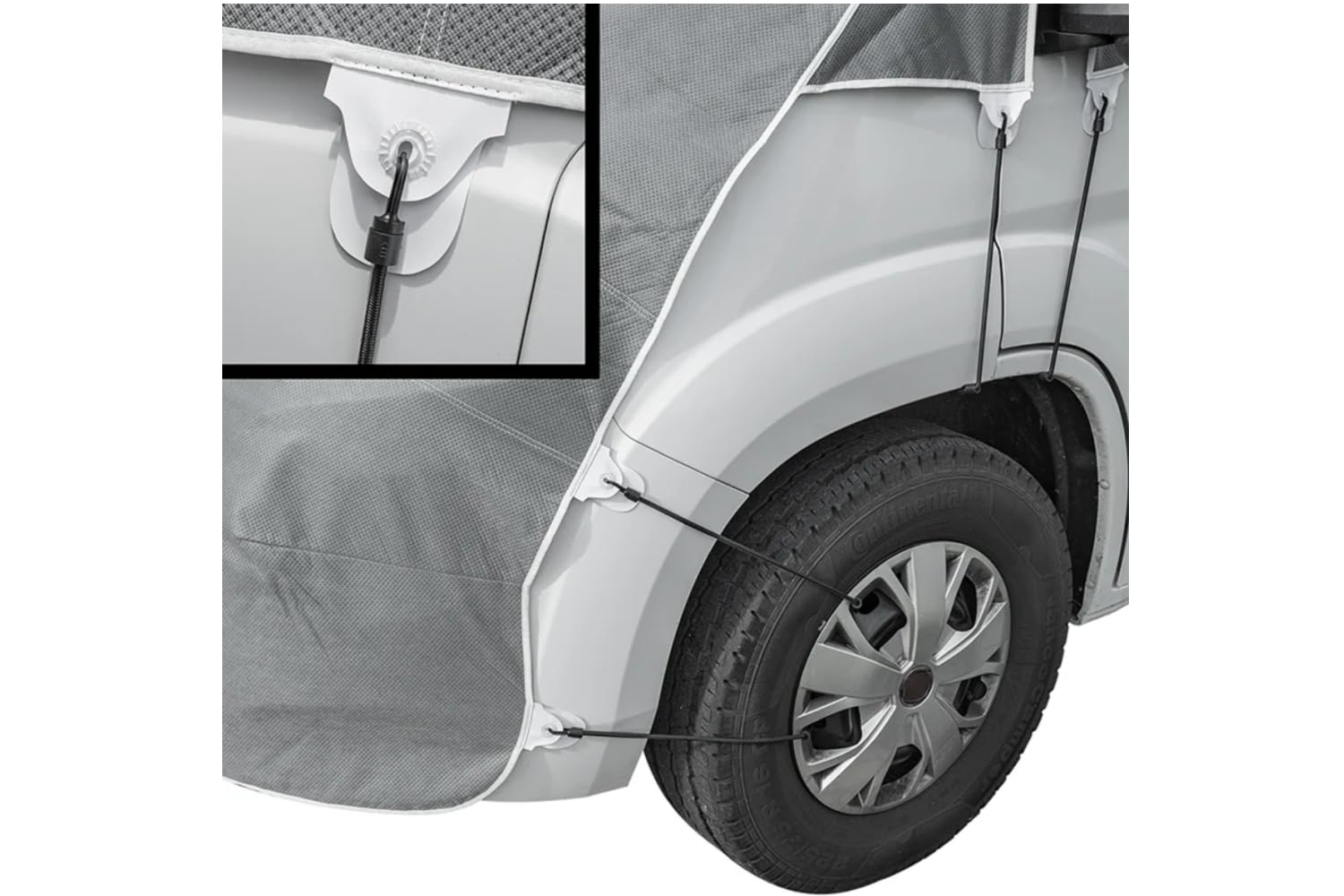 ProPlus 610682 Abdeckung Frontscheibe gewebt für Wohnmobil FIAT Ducato ab 06-2006 | ab 06-2006