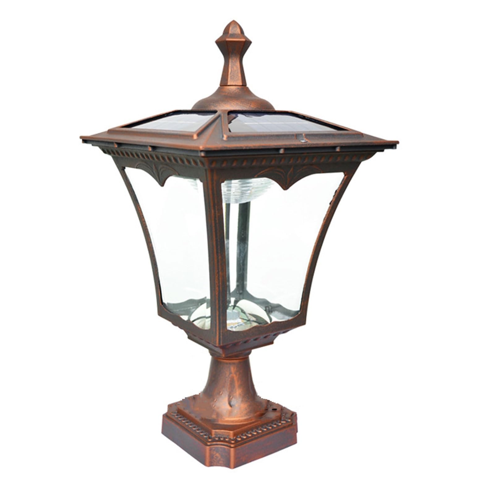 Amazon.co.jp: 屋外 防水 置き型 門柱灯 屋外用ソーラーポスト