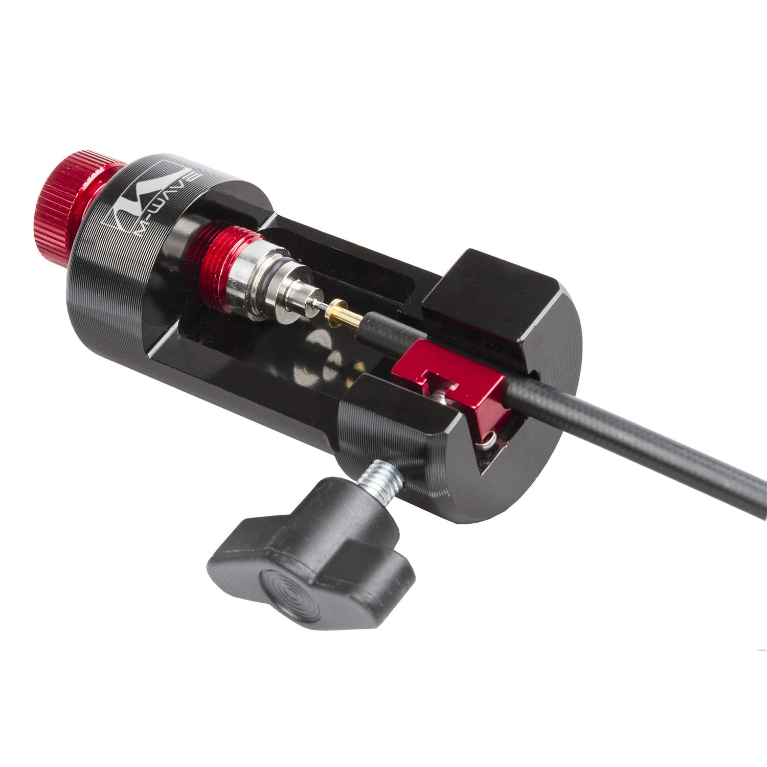 M-Wave Prasa do przewodów hydraulicznych M-WAVE "PRESS IT", kompatybilna z wieloma markami i modelami, między innymi Shimano, Magura, Hayes, Tektro, Promax itp.,