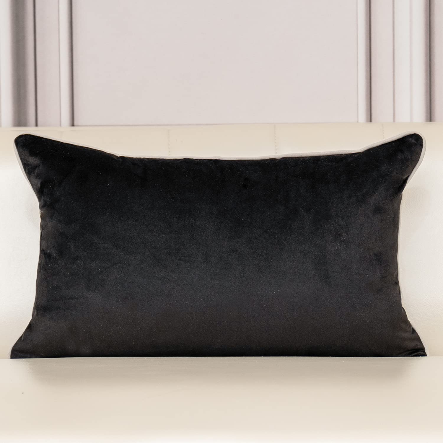 Aeckself European Floral Pillow Cover 12x20 Inch - Image 2