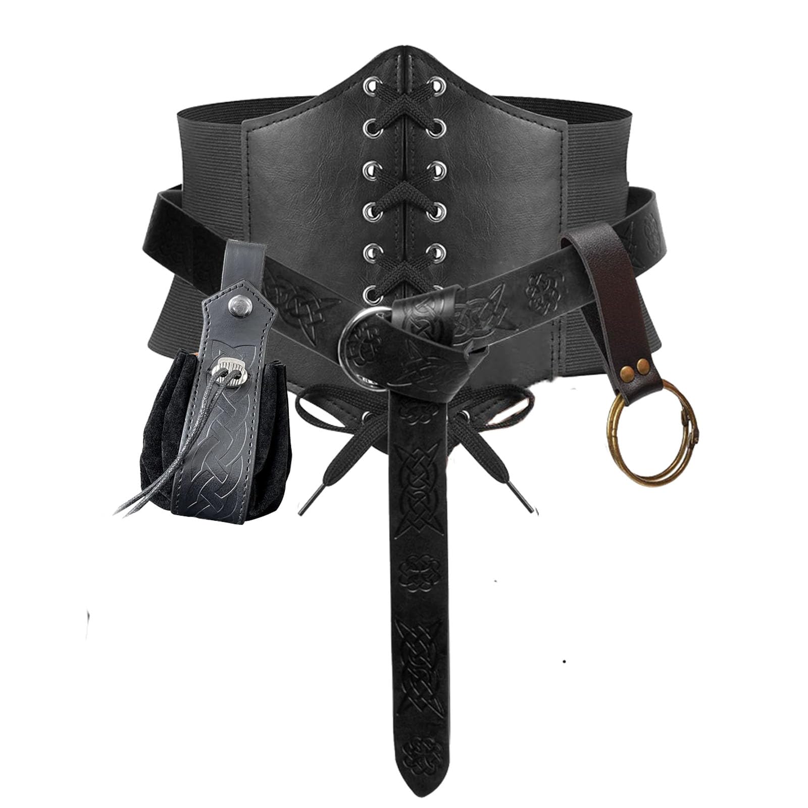 KOTORARenaissance Costume Sets Corset Waistband Belt Pouch Coin Purse Skirt Hike Medieval Belt Festival Halloween Cosplay