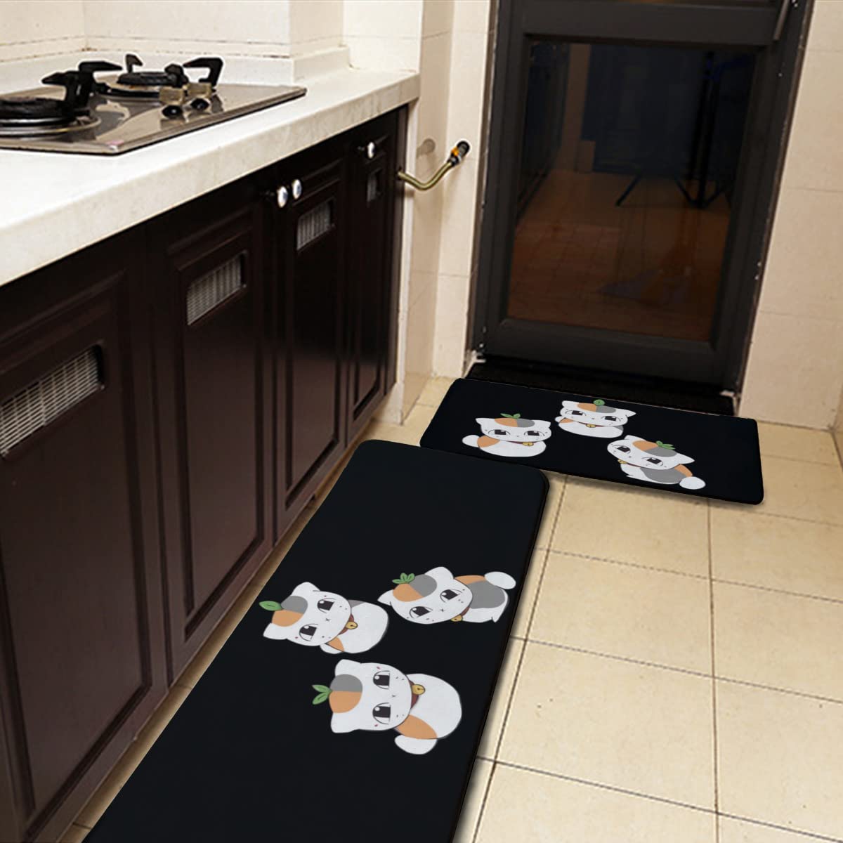 Amazon｜キッチンマット 夏目友人帳 ニャンコ先生 猫 アニメ 台所