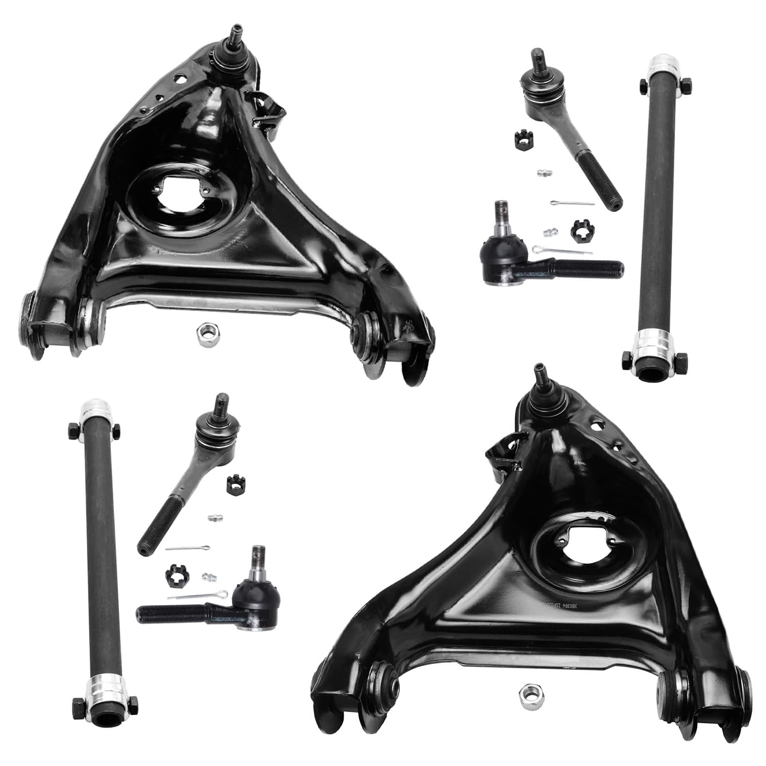 Detroit Axle - 8pc Front End Control Arms Kit for 95-02 Ford Crown Victoria