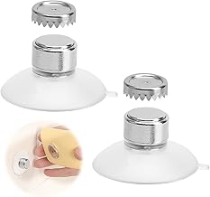 2 x Magnetic Soap Dishes with Suction Cups and Suction Cups for Shower, Washbasin, Bathroom and Kitchen