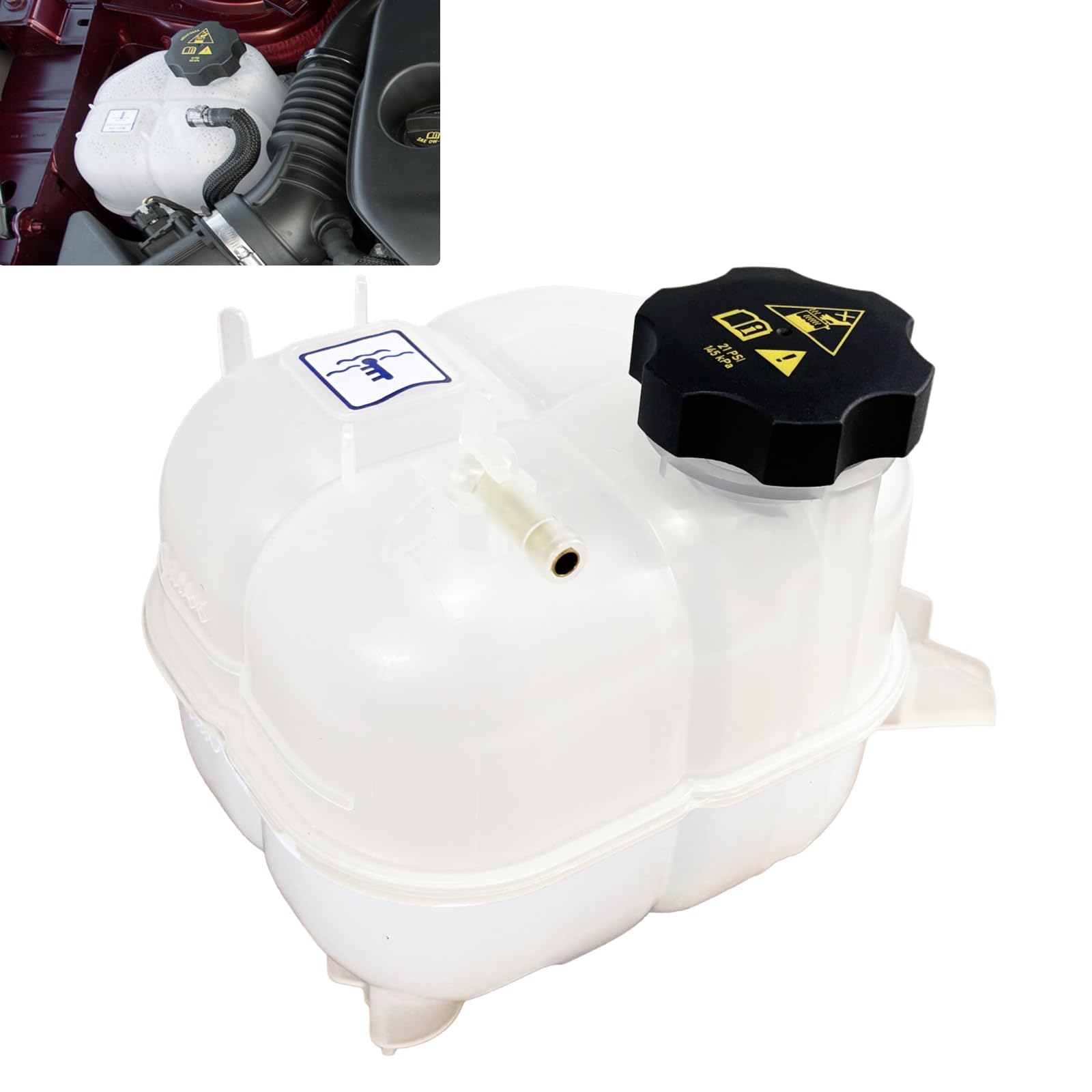 Amazon.com: 603-838 68102155AD Engine Coolant Reservoir Tank with