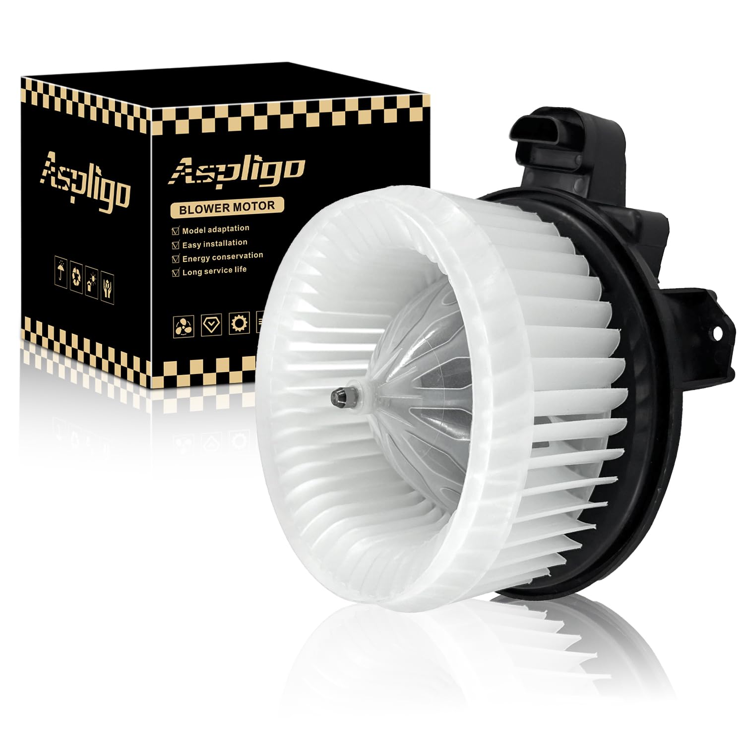 Photo 1 of Aspligo 700308 AC Heater Blower Motor Fan Assembly Fit for Ram 1500 Classic 2019-2022?1500 2014-2018?for Jeep Wrangler JK 2018?for Jeep Wrangler 2014-2017 68232369AA