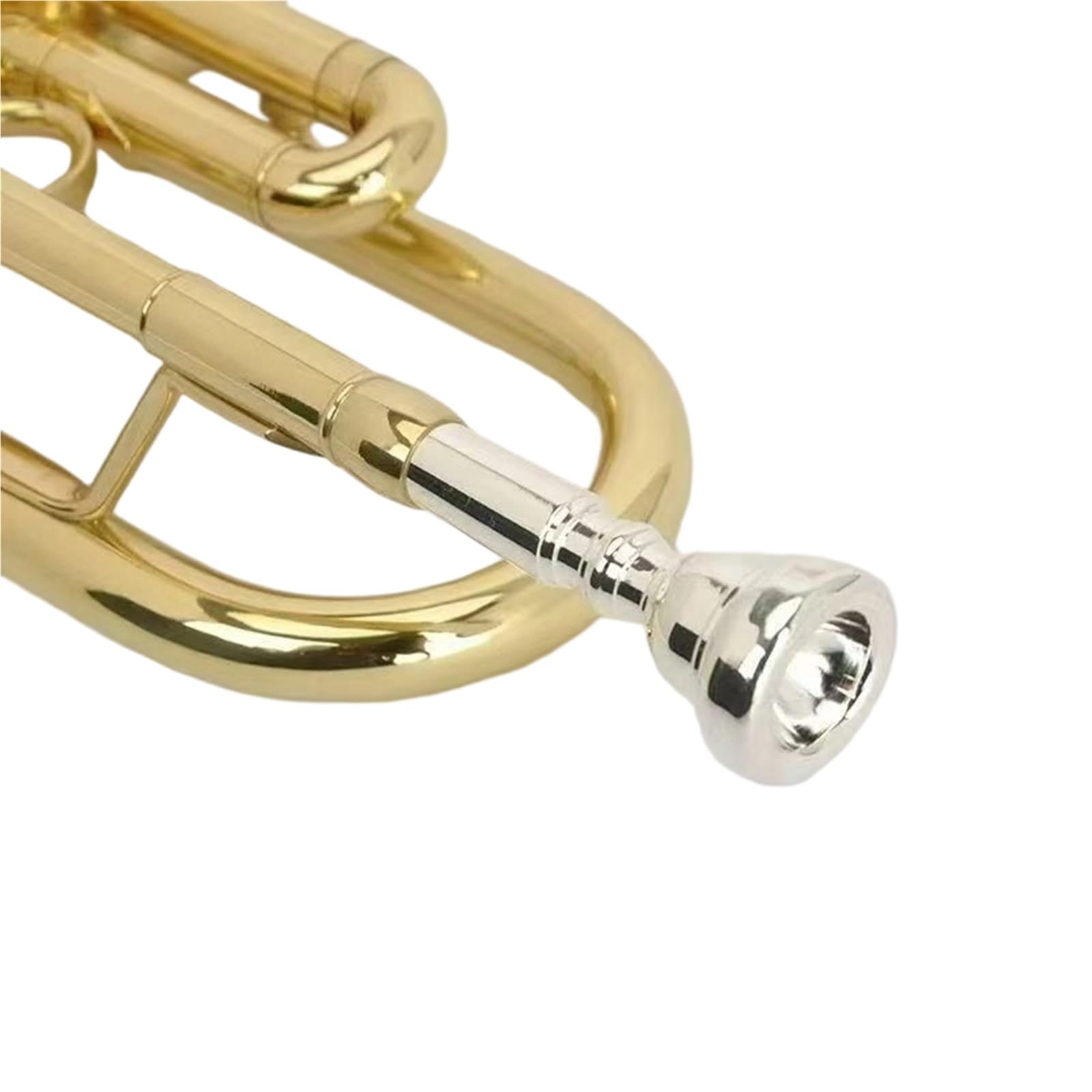 Professionisti Tromba Tromba In Si Bemolle Livello Principiante Strumento A Fiato Per Esibizioni(Gold Lacquer Brass)