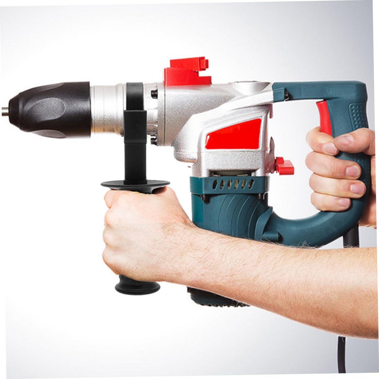 Balacoo Daily Use Electric Hammer Handle Grip Pcs Set Impact Drill Supplies Sturdy Replaceable Adjustable Grip