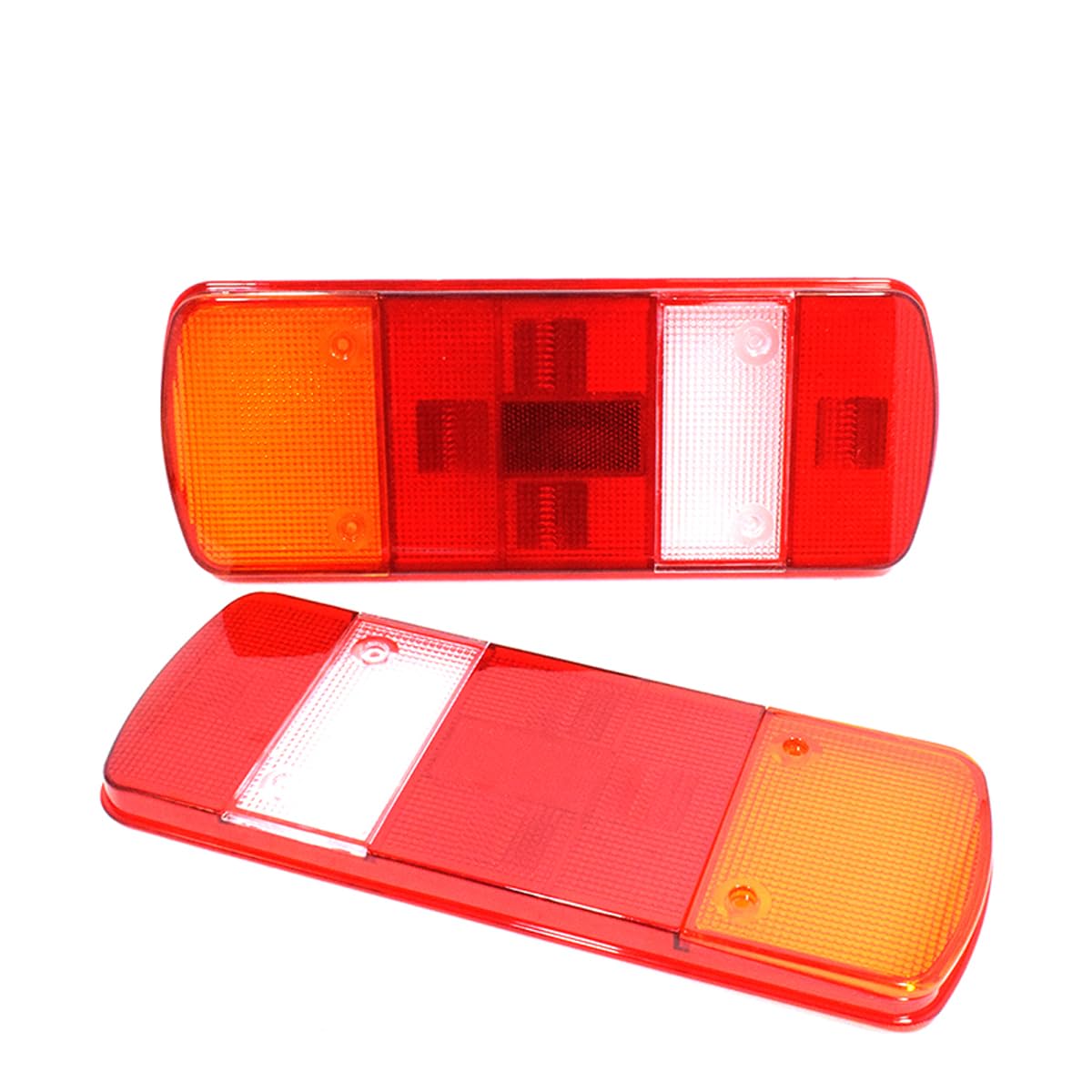 2 discos de luz izquierda y derecha para remolques de camiones compatibles con Mercedes Benz Atego MAN Scania Volvo Iveco Renault DAF VW E