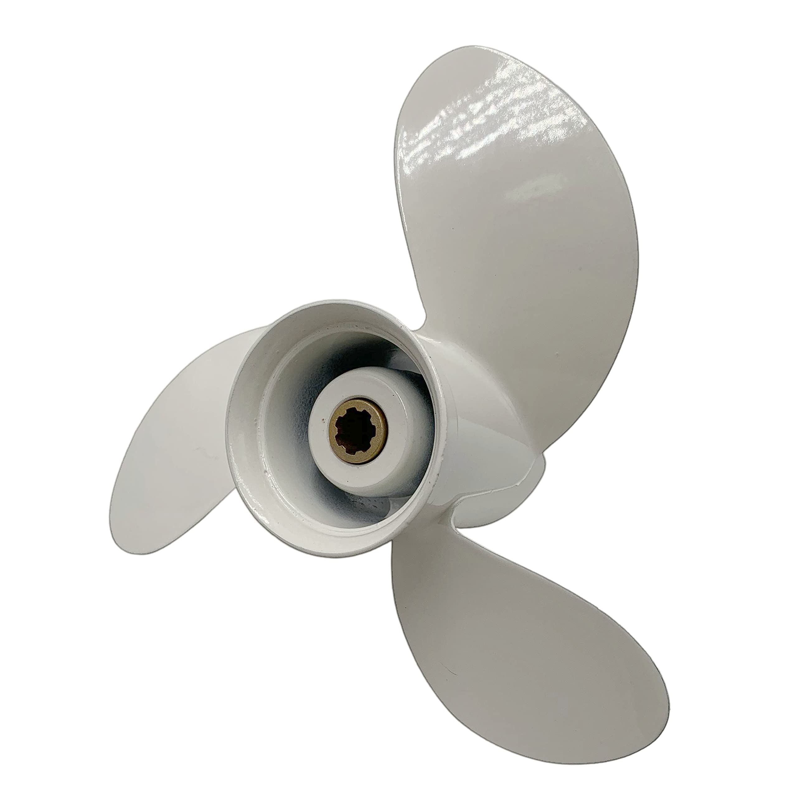 Barca Elica 8 1/2x7 1/2 per Yamaha Fuoribordo 6-8HP Alluminio 7 Denti OEM NO: 6G1-45943-00-EL 8.5x7.5