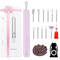 Vista 11 de Taladro de uñas eléctrico, kit profesional de manicura y pedicura, juego de lima de uñas eléctrico inalámbrico, herramientas de pedicura recargables
