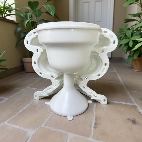 Extra Large Concrete Pot Molds with Drainage - Heavy Duty 19.68